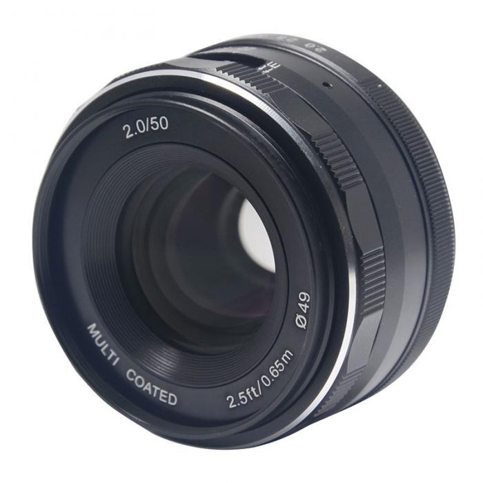 Mirrorless Lenses - Meike MK-50 F2.0 Sony E-mount - quick order from manufacturer