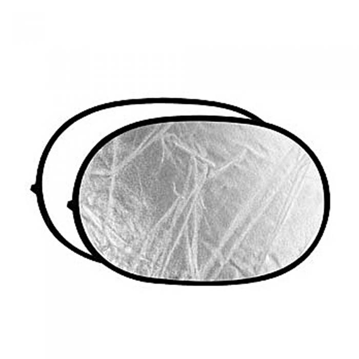 Foldable Reflectors - Godox Silver & White Reflector Disc - 60x90cm - quick order from manufacturer