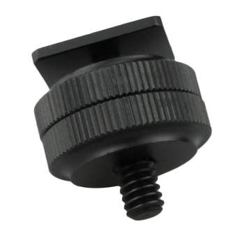 Turētāji - Caruba hotshoe adaptor - Universal hotshoe -> 1/4" male screw thread - ātri pasūtīt no ražotāja