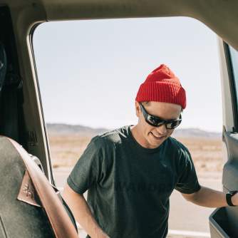 Apģērbs - WANDRD ROADSIDE WATCH CAP Sarkanā krāsā - ātri pasūtīt no ražotāja