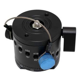 Vairs neražo - Caruba Panoramic Head Click System - rotating top ring & quick release (DH-55D) 