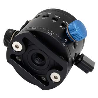 Vairs neražo - Caruba Panoramic Head Click System - rotating top ring & quick release (DH-55D) 