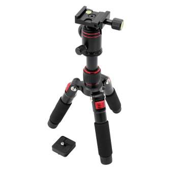 Sortimenta jaunumi - Caruba Compactstar 51 Table Tripod (Black / Red) - ātri pasūtīt no ražotāja