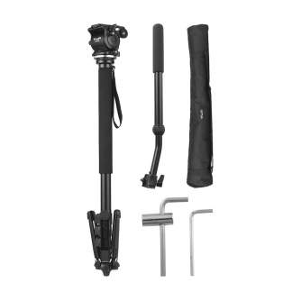 New products - Nest WF-500S Aluminium Monopod met Fluid Video Head - quick order from manufacturer