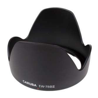 Lens Hoods - Caruba EW-78B II Black Sun Hood for Canon EF 28-135mm - quick order from manufacturer