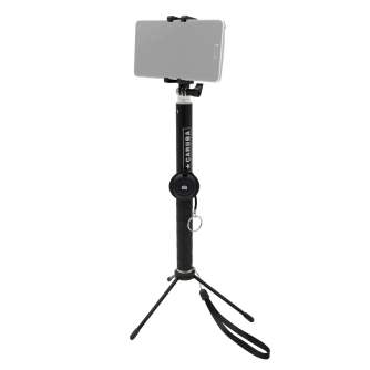 Sortimenta jaunumi - Caruba Selfie Stick Large Bluetooth - Black - ātri pasūtīt no ražotāja