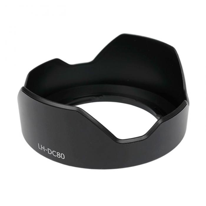 Lens Hoods - Caruba LH-DC80 Black - quick order from manufacturer