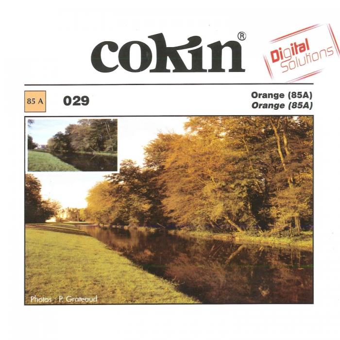 Square and Rectangular Filters - Cokin Filter Z029 Orange (85A) - quick order from manufacturer