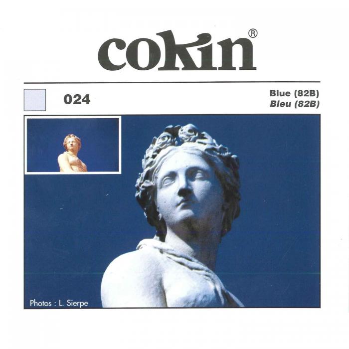 Square and Rectangular Filters - Cokin Filter X024 Blue (82B) - quick order from manufacturer