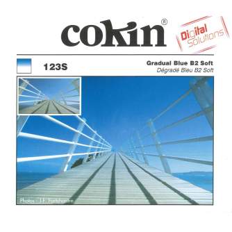 Square and Rectangular Filters - Cokin Filter A123S Gradual Blue B2-Soft - quick order from manufacturer