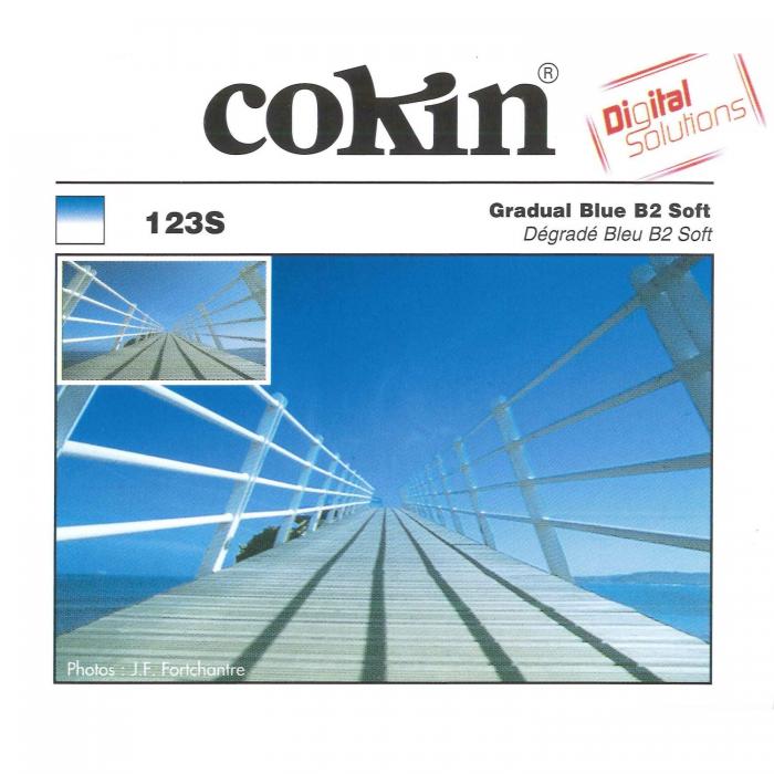 Square and Rectangular Filters - Cokin Filter A123S Gradual Blue B2-Soft - quick order from manufacturer