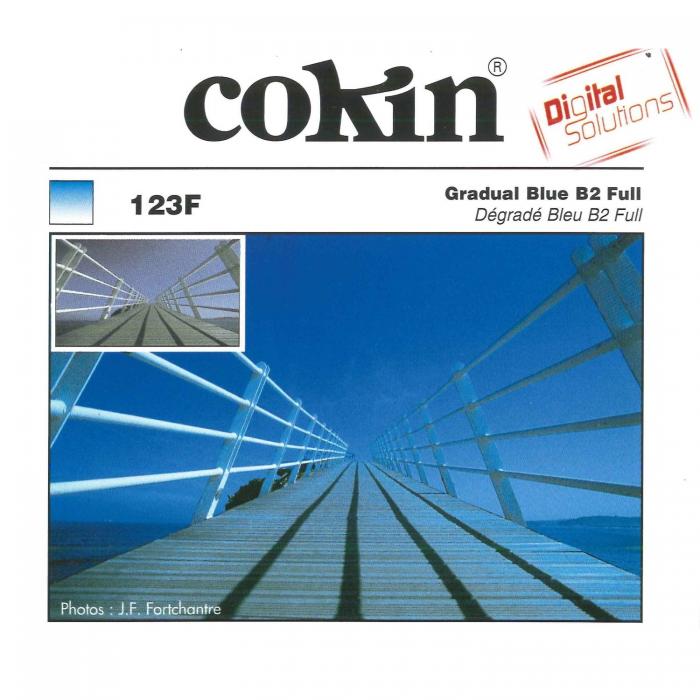 Square and Rectangular Filters - Cokin Filter A123F Gradual Blue B2-Full - quick order from manufacturer