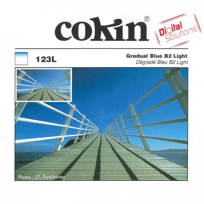 Square and Rectangular Filters - Cokin Filter P123L Gradual Blue B2-Light - quick order from manufacturer