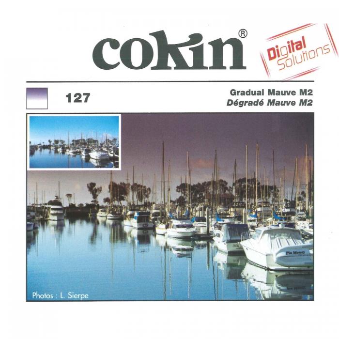 Square and Rectangular Filters - Cokin Filter P127 Gradual Mauve M2 - quick order from manufacturer