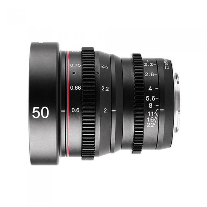 Mirrorless Lenses - Meike MK 50mm T2.2 Micro 4/3-Mount - quick order from manufacturer