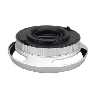 New products - JJC Z-O14-42II Automatische Lensdop en Zonnekap Zilver - quick order from manufacturer