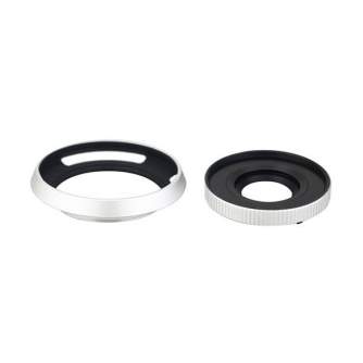 New products - JJC Z-O14-42II Automatische Lensdop en Zonnekap Zilver - quick order from manufacturer