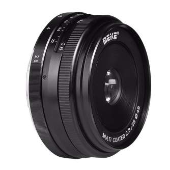 MIRRORLESS Objektīvi - Meike MK-28mm F2.8 Micro Four Thirds mount - ātri pasūtīt no ražotāja