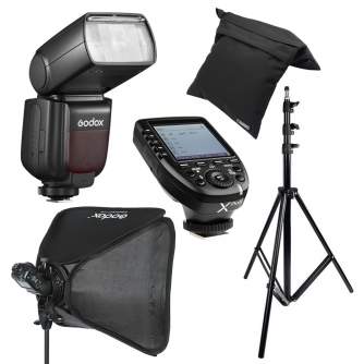 Studio flash kits - Godox Starter BARDT Kit for Canon - TT685 Flash, S-type Bracket, Lightstand, X Pro Trigger - buy today in store and with delivery