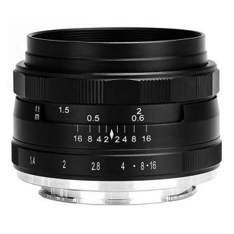 Mirrorless Lenses - Meike MK-35mm F1.4 MF Canon M-Mount - quick order from manufacturer