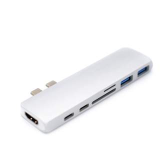 New products - Caruba Duo Hub voor USB-C Grijs - quick order from manufacturer