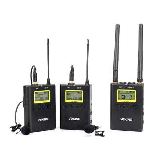 Wireless Audio Systems - Voking VK-WM220 Wireless Lavalier Microphone System - quick order from manufacturer