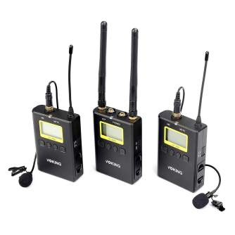 Bezvadu audio sistēmas - Voking VK-WM220 Wireless Lavalier Microphone System - ātri pasūtīt no ražotāja