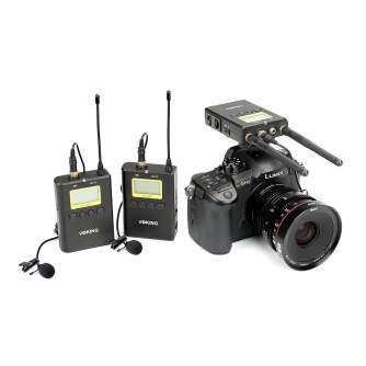 Wireless Audio Systems - Voking VK-WM220 Wireless Lavalier Microphone System - quick order from manufacturer