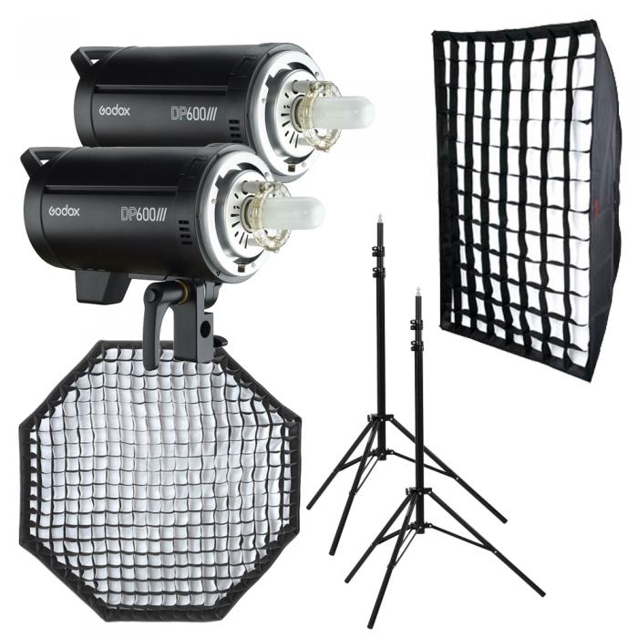 Набор студийного света - Godox DP600III Duo Kit - быстрый заказ от производителя