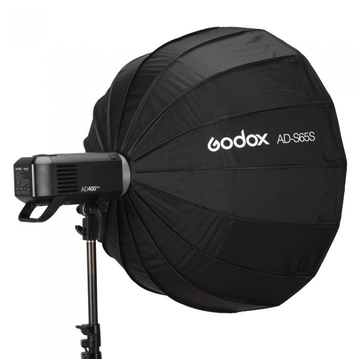 Softboxes - Godox AD-S65S Multifunctional Softbox 65CM for AD400/300 PRO - quick order from manufacturer