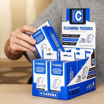 New products - Caruba cleaning cloths (6 boxes in counter display packaging, 30 cloths per box) - quick order from manufacturer