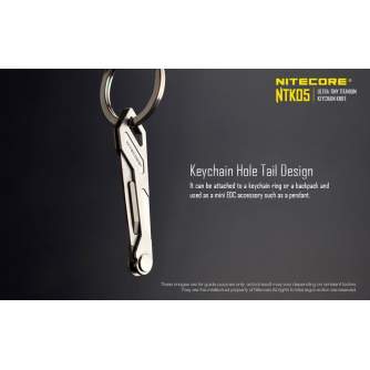 Новые товары - Nitecore NTK05 Ultra-Tiny Titanium Keychain Knife - быстрый заказ от производителя