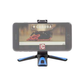 New products - Caruba Ministar18 Ministatief with Phoneholder Blue - quick order from manufacturer