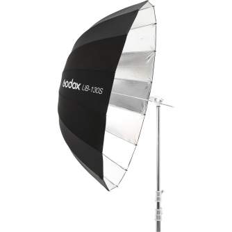 Foto lietussargi - Godox 130cm Parabolische Paraplu Zwart&Zilver UB 130S - быстрый заказ от производителя