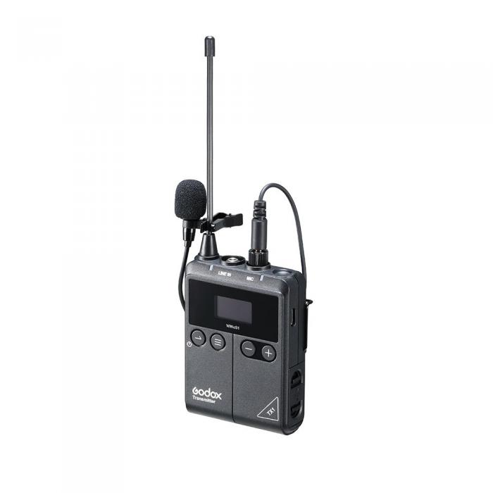 Wireless Audio Systems - Godox TX1 Transmitter for WMicS1 Receiver, 100m Range - quick order from manufacturer