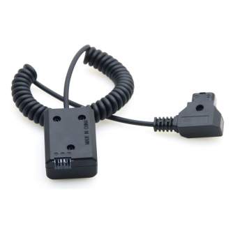 DC adapteriai - Caruba Sony NP-FW50 Full Decoding Dummy Battery + D-TAP (spring cable) - быстрый заказ от производителя