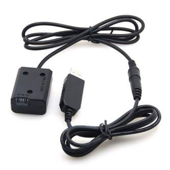 DC adapteriai - Caruba Sony NP-FW50 Full Decoding Dummy Battery + 5V 2A single USB cable - быстрый заказ от производителя