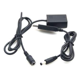 Kameru akumulatori - Caruba Sony NP-FW50 Full Decoding Dummy Battery + 5V 2A single USB cable - perc šodien veikalā un ar piegādi