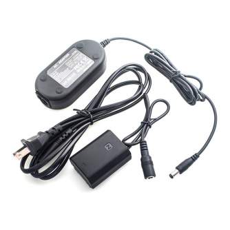 DC adapteriai - Caruba Sony NP-FZ100 Full Decoding Dummy Battery + AC-PW20 Power Adapter - быстрый заказ от производителя