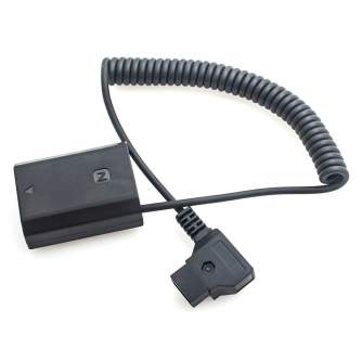 DC adapteriai - Caruba Sony NP-FZ100 Full Decoding Dummy Battery + D-TAP (spring cable) - быстрый заказ от производителя