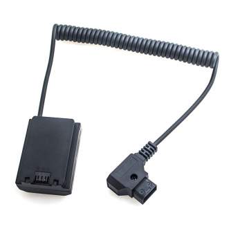 DC adapteriai - Caruba Sony NP-FZ100 Full Decoding Dummy Battery + D-TAP (spring cable) - быстрый заказ от производителя