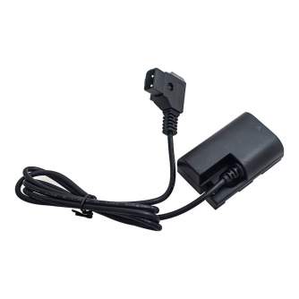 DC adapteriai - Caruba Canon LP-E6 full Decoding Dummy Battery + D-TAP B Type Port (straight cable) - быстрый заказ от производи