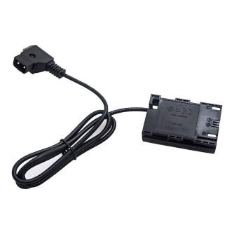 DC adapteriai - Caruba Canon LP-E6 full Decoding Dummy Battery + D-TAP B Type Port (straight cable) - быстрый заказ от производи