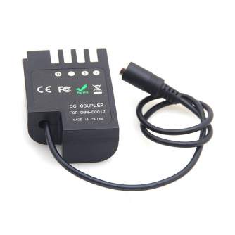 Camera Batteries - Caruba Panasonic DMW-DCC12 Full Decoding Dummy Battery (straight cable) - quick order from manufacturer