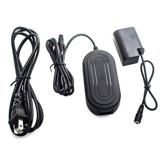 DC adapteriai - Caruba Panasonic DMW-DCC12 Full Decoding Dummy Battery + DMW-AC8 Power Adapter - быстрый заказ от производителя