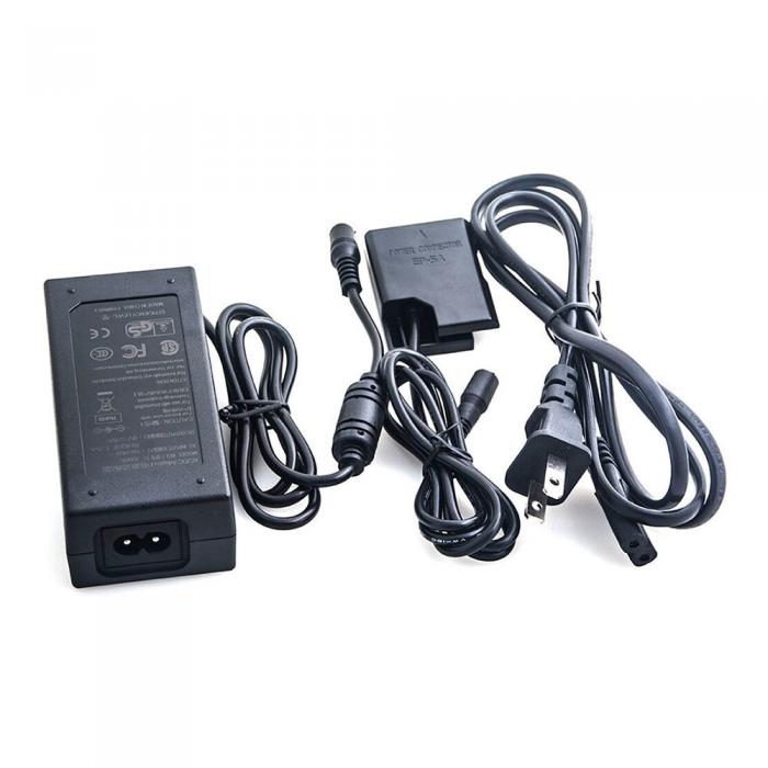 DC adapteriai - Caruba Nikon EN-EL14 Full Decoding Dummy Battery + EP-5A Power Adapter - быстрый заказ от производителя