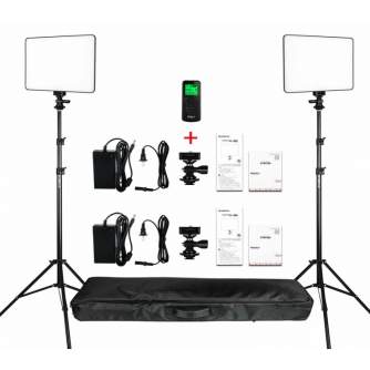 LED Light Set - Viltrox VL-400T LED Light Duo Kit - quick order from manufacturer