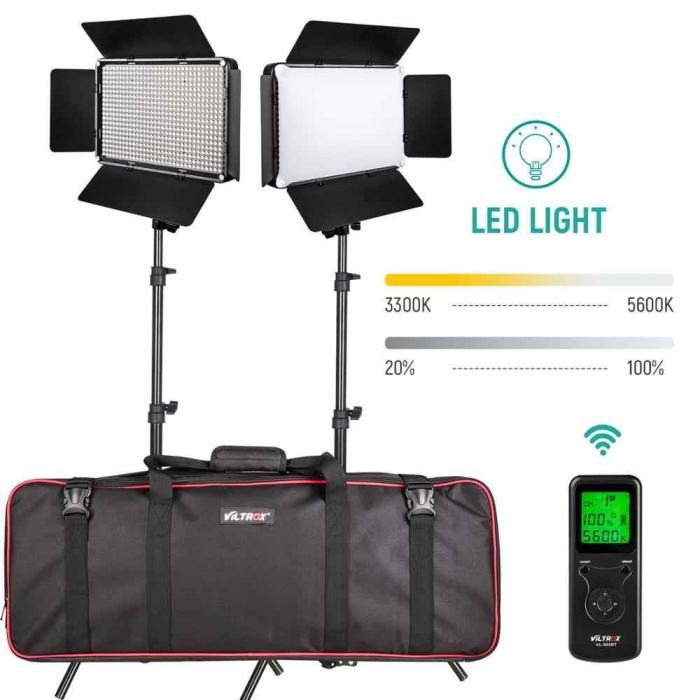 Sortimenta jaunumi - Viltrox VL-D640T LED Light Duo Kit - ātri pasūtīt no ražotāja