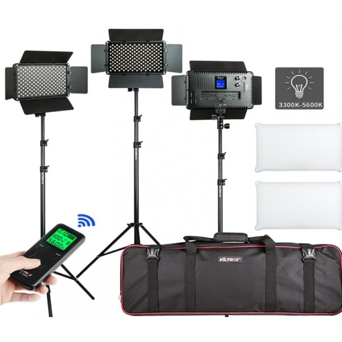 New products - Viltrox VL-D640T LED Light Triple Kit - quick order from manufacturer