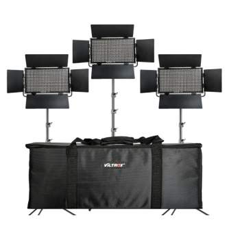 LED Light Set - Viltrox VL-D60T LED Light Triple Kit - quick order from manufacturer